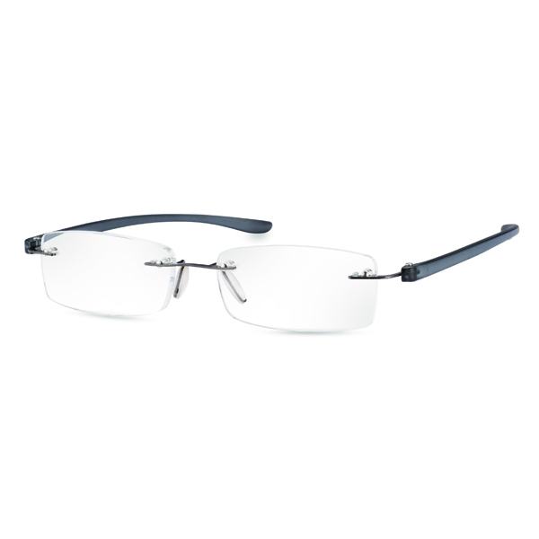 Eschenbach +3.00D Ready Reading Glasses - Anthracite Frame Large - Click Image to Close